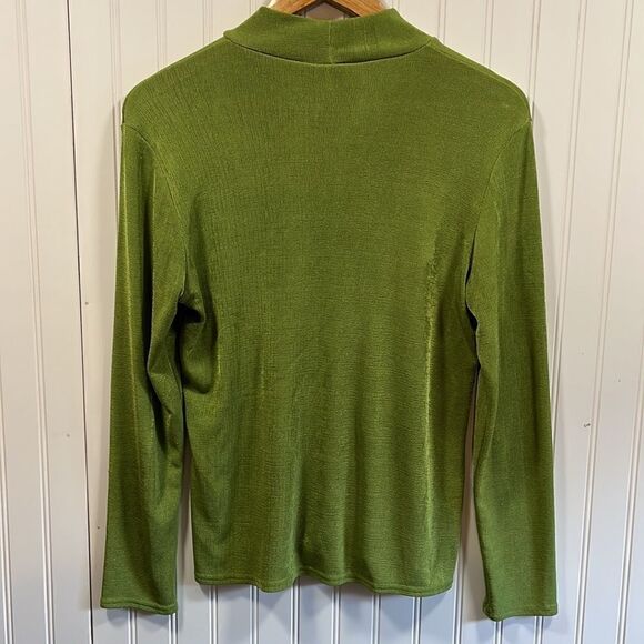 Vintage Kathie Lee high neck long sleeve blouse - Picture 3 of 3